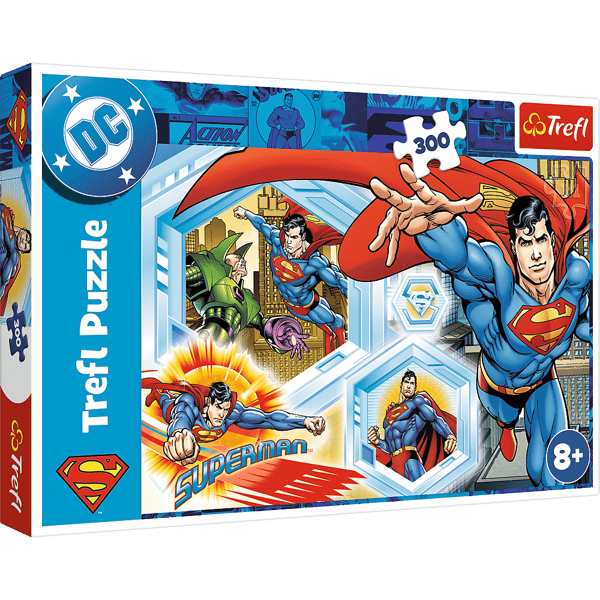 Palapeli 300 – Voittamaton Teräsmies – Warner Superman Trefl 23032