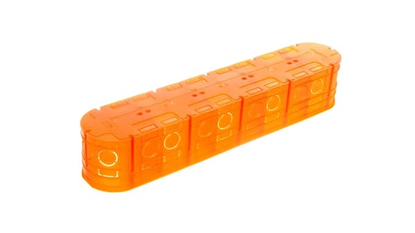 Simet 5-dobbelt indmuringsdåse Multiwall M5X60F 60mm orange (33172008)