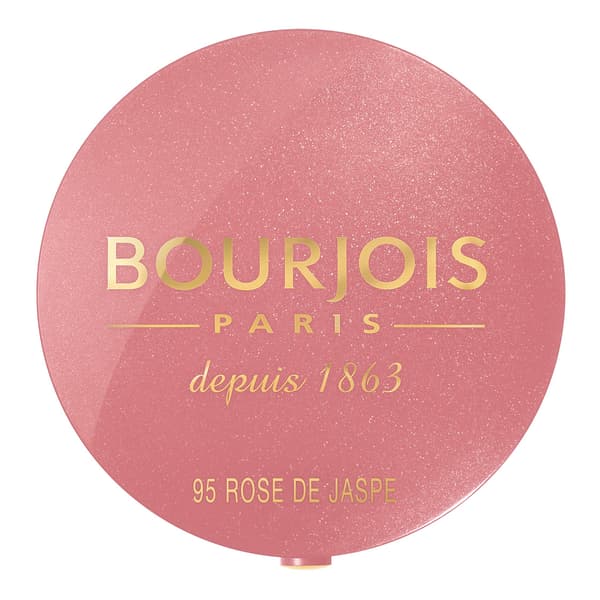 Bourjois Paris Little Round Pot Blusher Blusher Blusher 95 Rose de Jaspe 2.5g