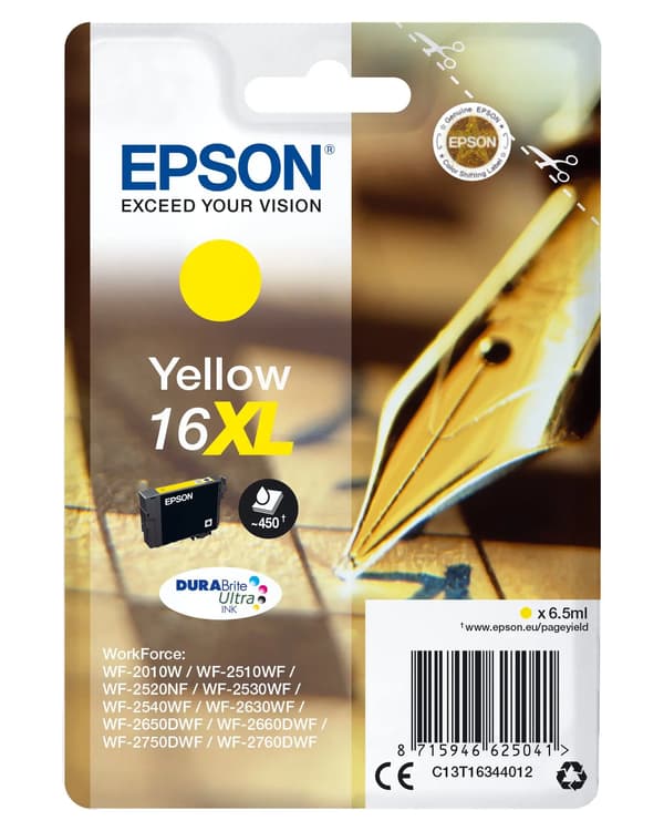 Epson DURABrite Ultra blækpatron 16XL