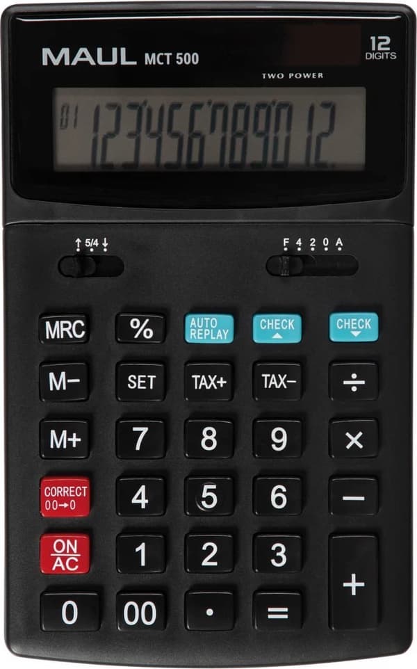 Miniräknare Maul MCT 500 svart