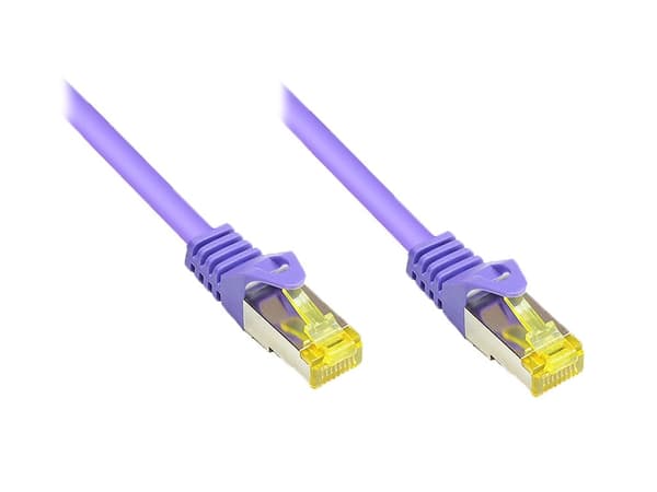 Good Connections Cat. 7 S/FTP -patch-kaapeli, 0,5 m, violetti