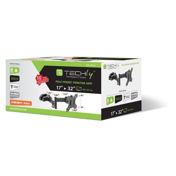 Techly Slip ram för 17\" - 32\" bildskärm (ICA-LCD 110BK)