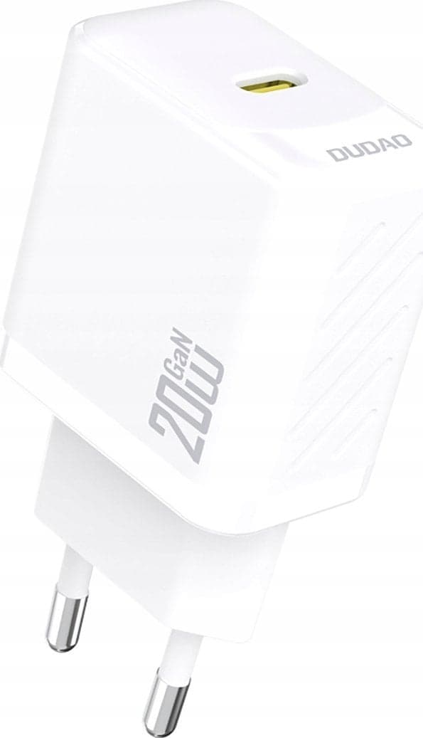 Dudao A26 PD20W GaN USB-C -laturi - Valkoinen