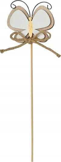 Perhonen puuhuipulla 28cm