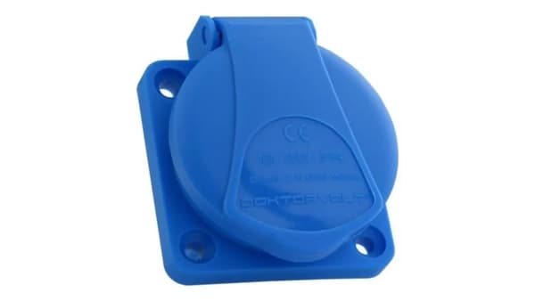 Tavlestikdåse 230V 16A IP54 system Schuko Doktorvolt 9979