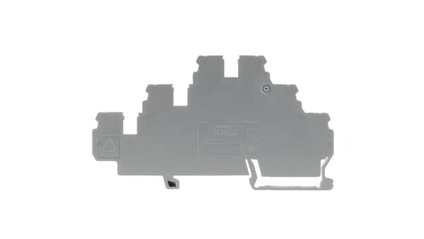 Skinneforbinder 3-tårnet L/L/L 2,5mm2 grå 870-551