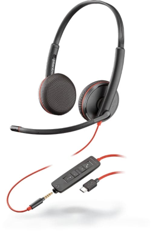 Poly Blackwire C3225 USB-C **Ny detaljhandel**