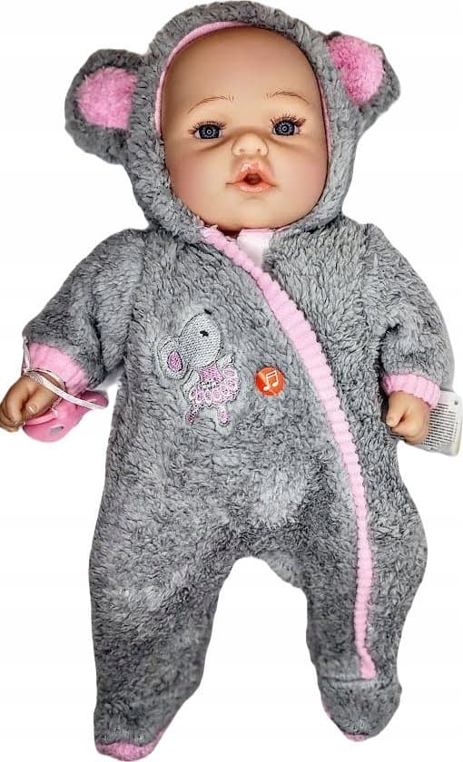 Babydocka i overall 40cm sjunger och talar polska 564985 Adar