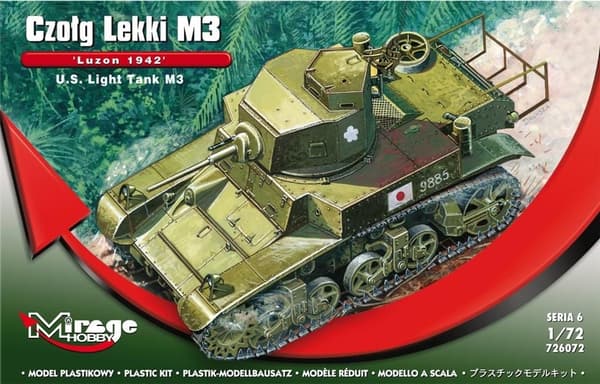 Let kampvogn M3 Luzon 1942 Amerikansk