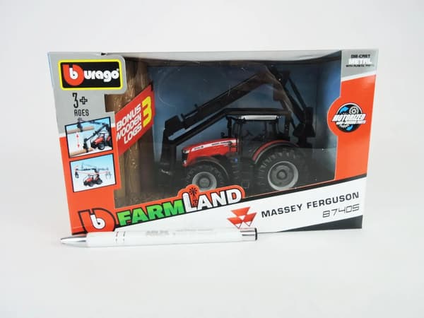 *BBURAGO metalli. TRAKTORI MASSEY FERGUSON 15cm