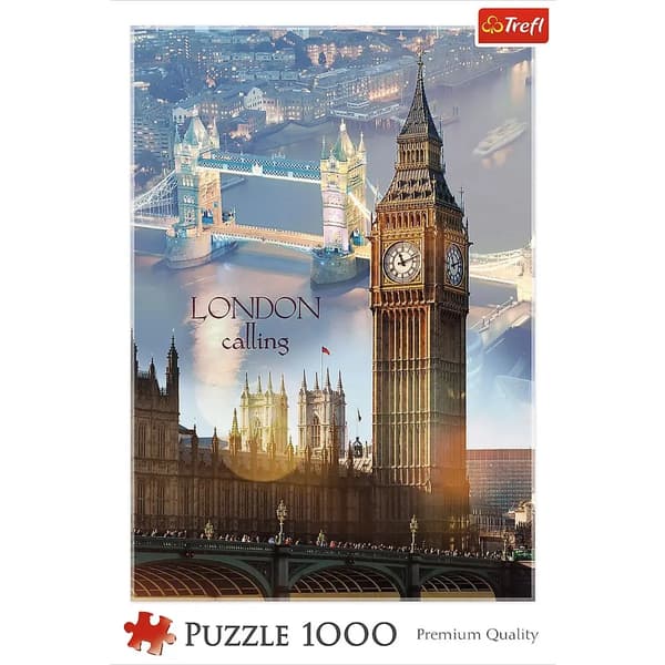 Puslespil 1000 London om verden TREFL