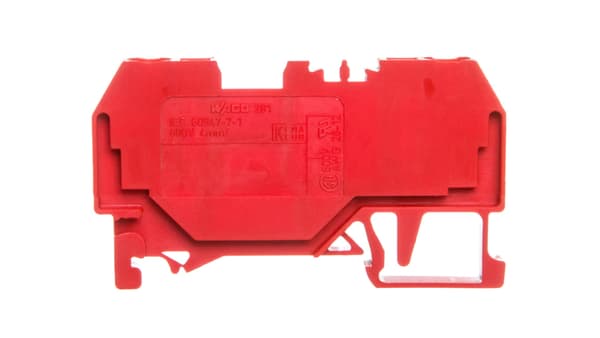 2-ledars skenanslutning 4mm2 röd 281-903
