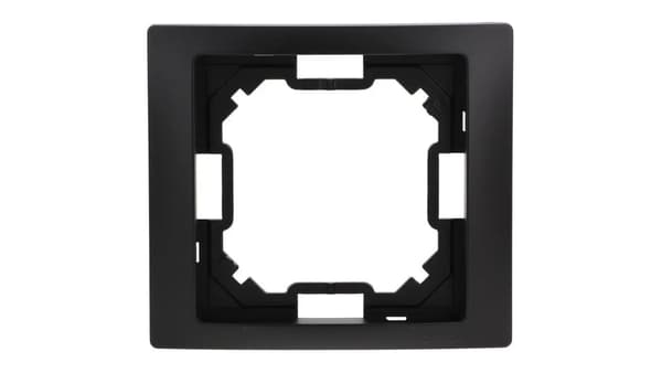 SIMON BASIC NEOS Enkeltramme mat sort BMRC1/49