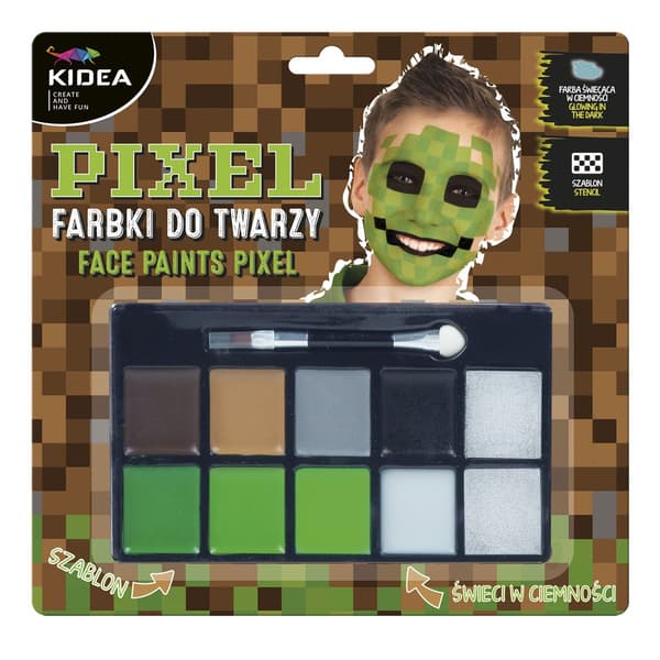 Kasvovärit Pixel 8 väriä KIDEA