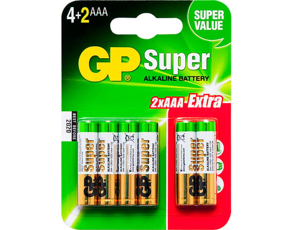 Batteri GP SUPER ALKALINE 1.5V LR3/6