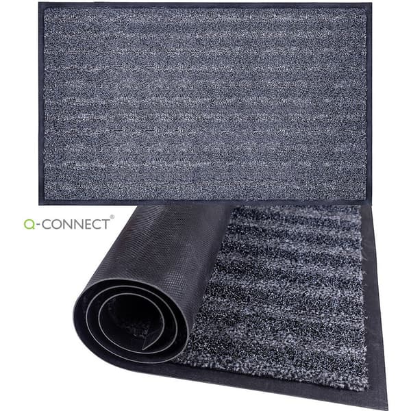 Kynnysmatto Q-Connect 90x60cm musta