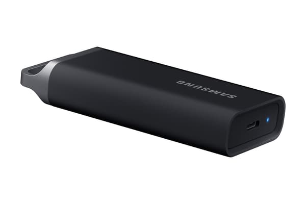 Bærbar SSD T5 EVO 2 TB, Ekstern SSD (sort/sølv, USB 3.2 Gen 1 (5 Gbps))