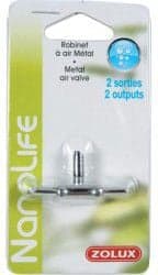 Zolux Metalliventtiili - 2 ulostuloa