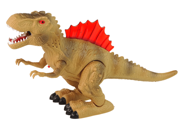 Ildspyende brun dinosaur