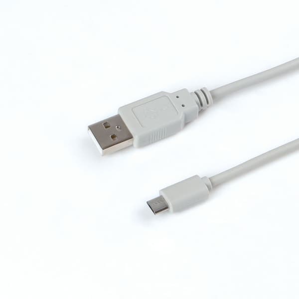 MicroConnect USB A til USB Micro B, Version 2.0, Grå, 3m Grå