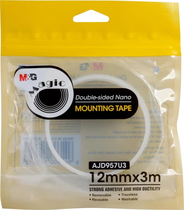 Tejp Nano Tape Dubbelsidig Transparent 12mmx3m