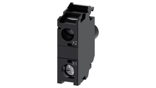 Lampeholder LED-blok blå 24V AC-DC frontmontering skruemontering SIRIUS ACT 3SU1401-1BB50-1AA0