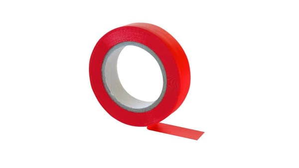 ISOLERINGSTEJP 15MM*10M RÖD