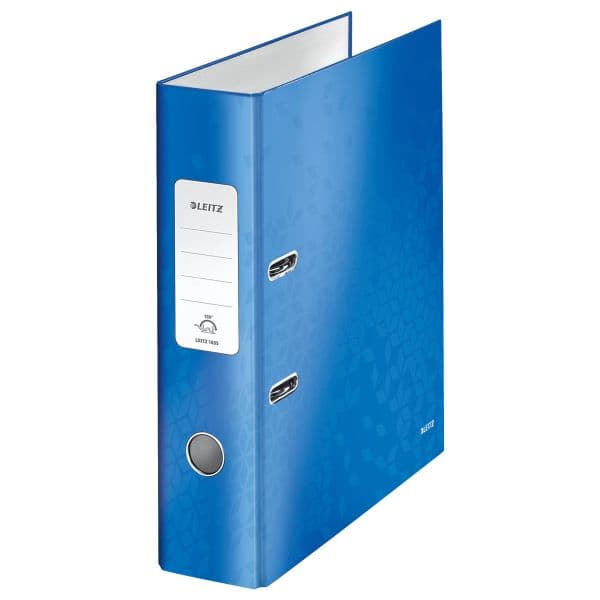 Pärm Leitz 180° Wow ram A4 80mm blå (10K302C)