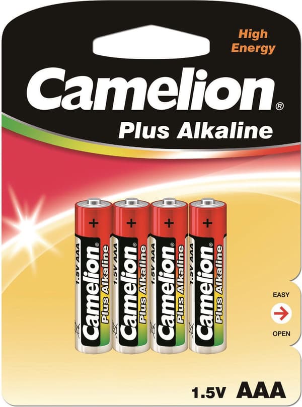 Camelion AAA/LR03, Plus Alkaline, 4 stk.