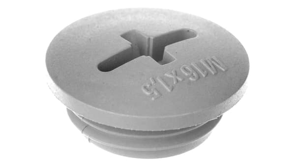 Polyamidkåpa M16 IP54 SKINDICHT BLK-GL-M 16x1,5 mörkgrå 52006111 /100st. /