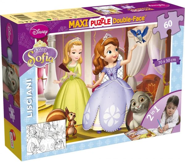 PROMO Kaksipuolinen palapeli Maxi 60 palaa Sofia 46560 LISCIANI