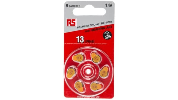 Nappiparisto, PR48, 1,4V, 95mAh, RS PRO