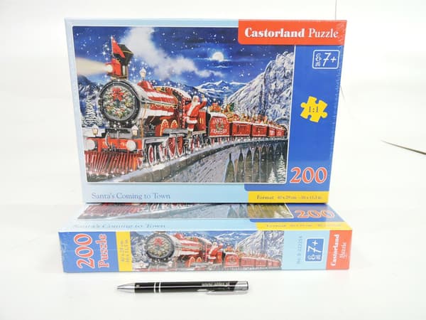 Pussel 200 Tomten kommer till stan CASTOR