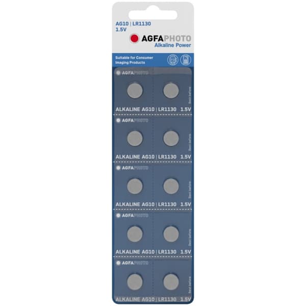 Agfa Batteri LR54 10 stk.