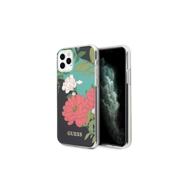 Guess GUHCN58IMLFL01 iPhone 11 Pro sort/sort N°1 Flower Collection