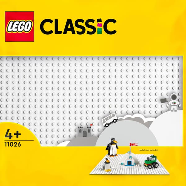 LEGO Classic 11026 Vit Byggplatta