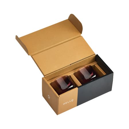 Fellow Pirch Cortado 120 ml lasien setti (2 kpl) - Punainen