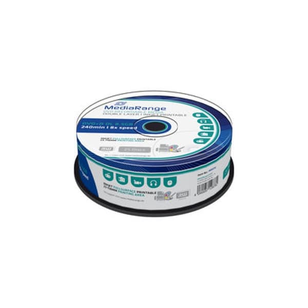 MediaRange - DVD+R DL x 25 - 8.5 GB -