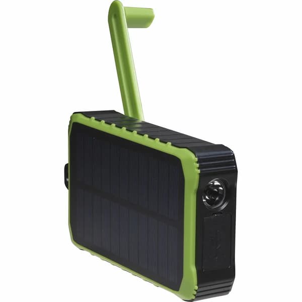 Denver Powerbank Solar PSO-10012 10000mAh + håndsvingdynamo