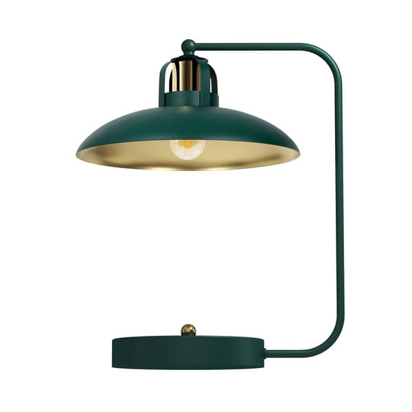 Bordlampe FELIX GRØN/GULD 1xE27