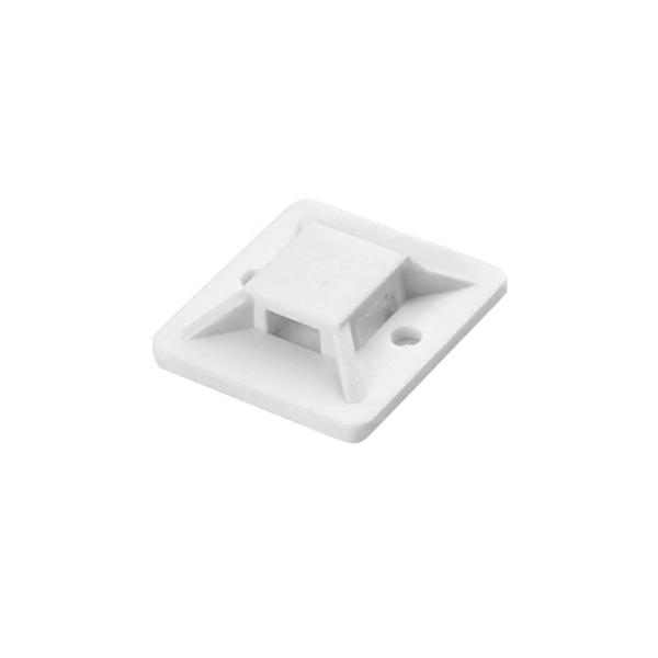 Nippusidepidike, itseliimautuva, 30x30 mm, valkoinen, 10 kappaletta