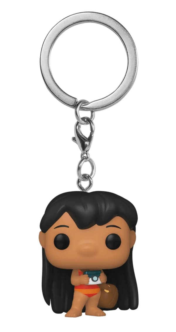 Pocket POP -avaimenperä Disney Lilo ja Stitch Lilo kameran kanssa