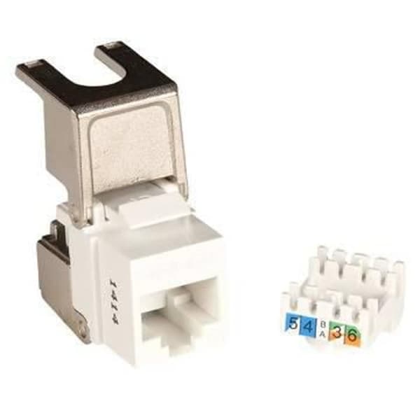 Lanview PRO Cat6a oskärmad flip jack keystone