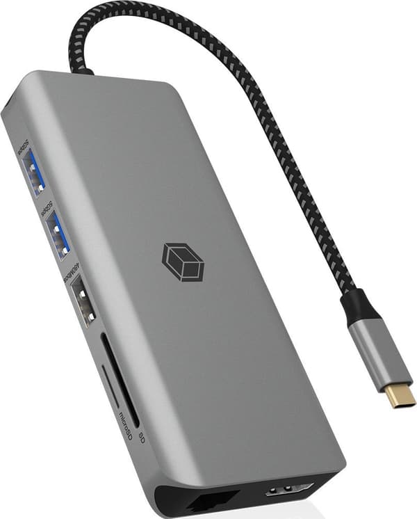 Dockningsstation IB-DK4061-CPD 12W1,2xHDMI, PD 100W