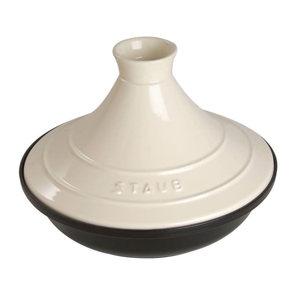 Staub Tajine 28cm pyöreä, kermanvärinen valurauta