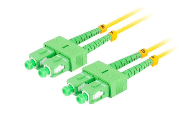 Kabel Lanberg G657A1 Gul 1 m Duplex
