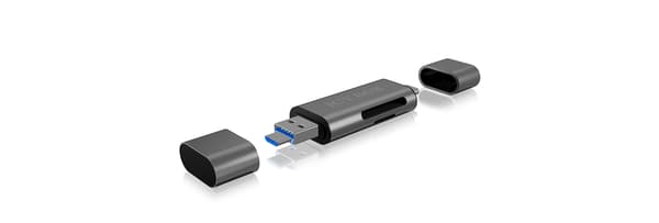 ICY BOX IB-CR200-C - kortläsare - USB 2.0