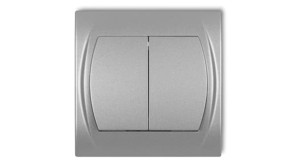 Karlik Logo Fastener Sølv Metallic (7LWP-2)