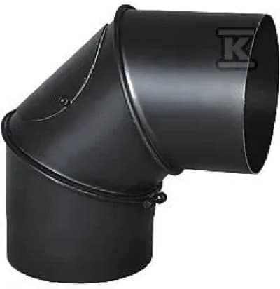 KNÄ 90ST.Z TORKA DN 130 SVART